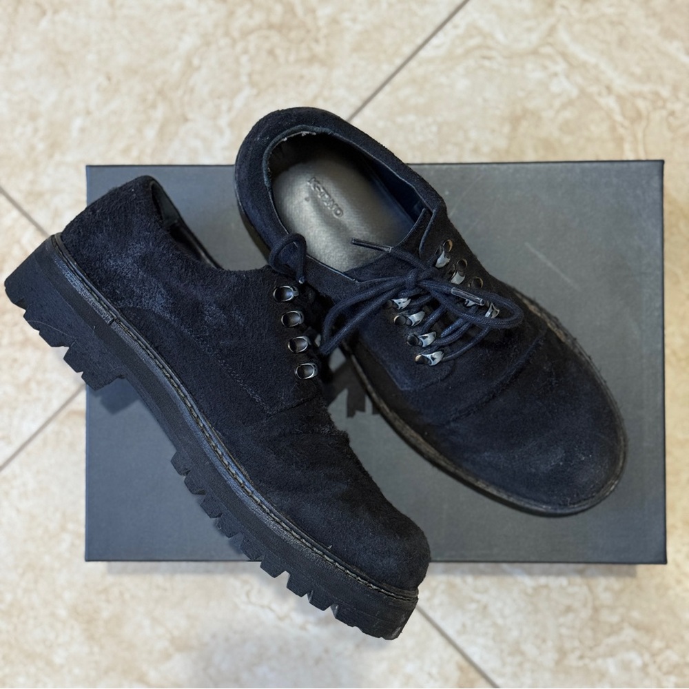 Ktwo Studios Black Suede Derby